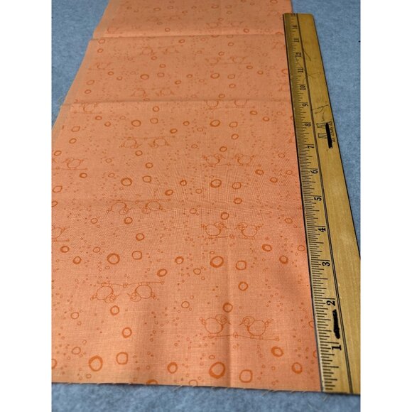 Cheap Talk Orange Bird Print Cotton Fabric 18" x 18" Quilting Sewing Square by C - Picture 4 of 6